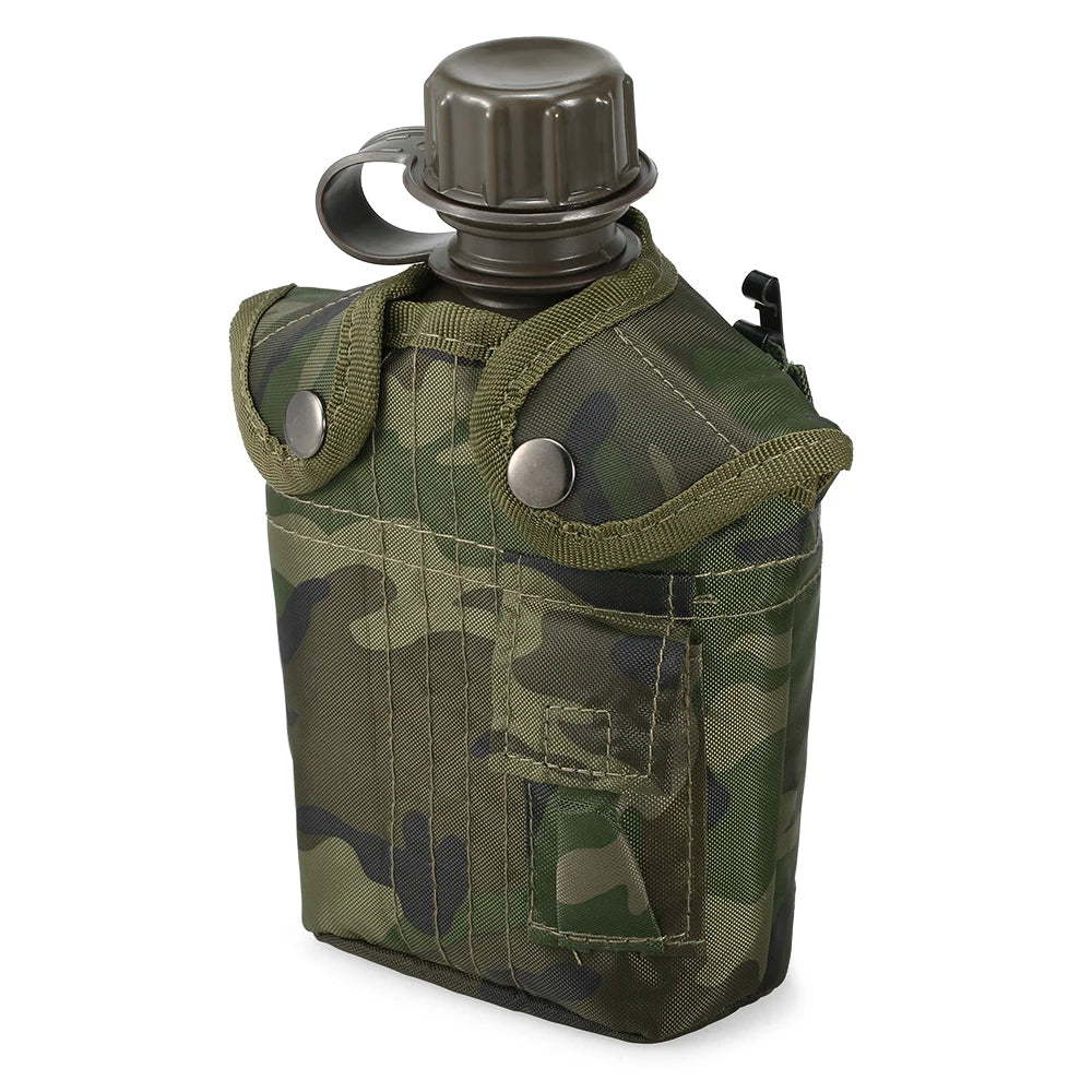 BOUTEILLE D'EAU DE 1 LITRE AVEC ÉTUI WOODLAND
