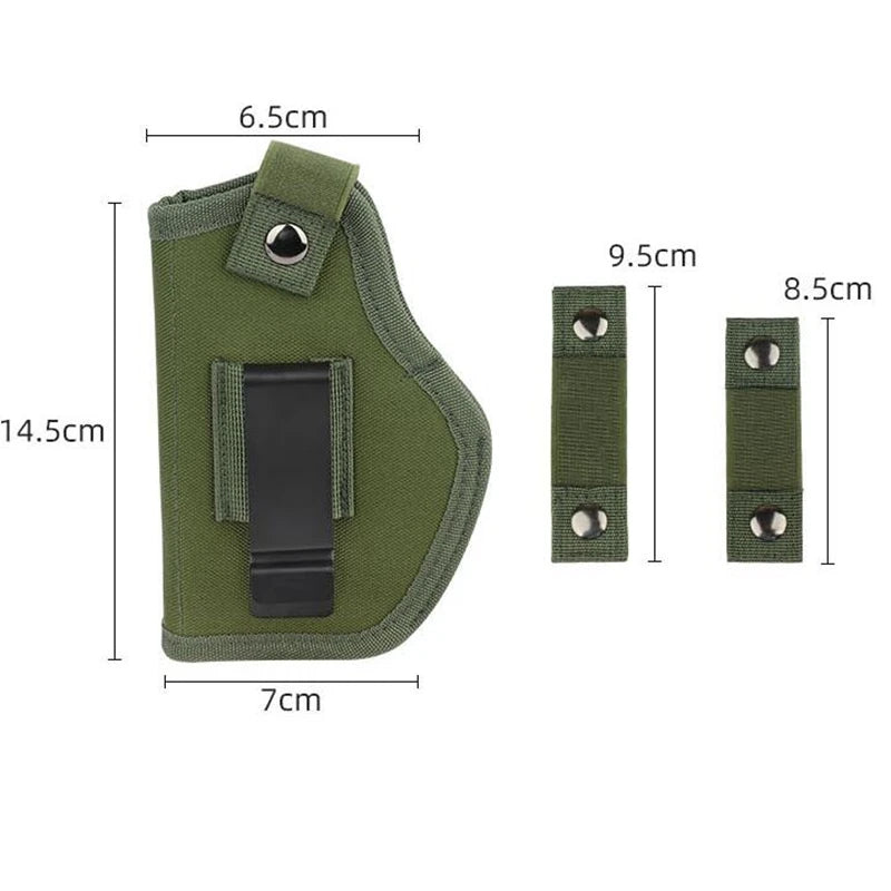HOLSTER AMBIDEXTRE POUR PISTOLET GLOCK 17/19, COLT 1911, BERETTA M9, 92 FS