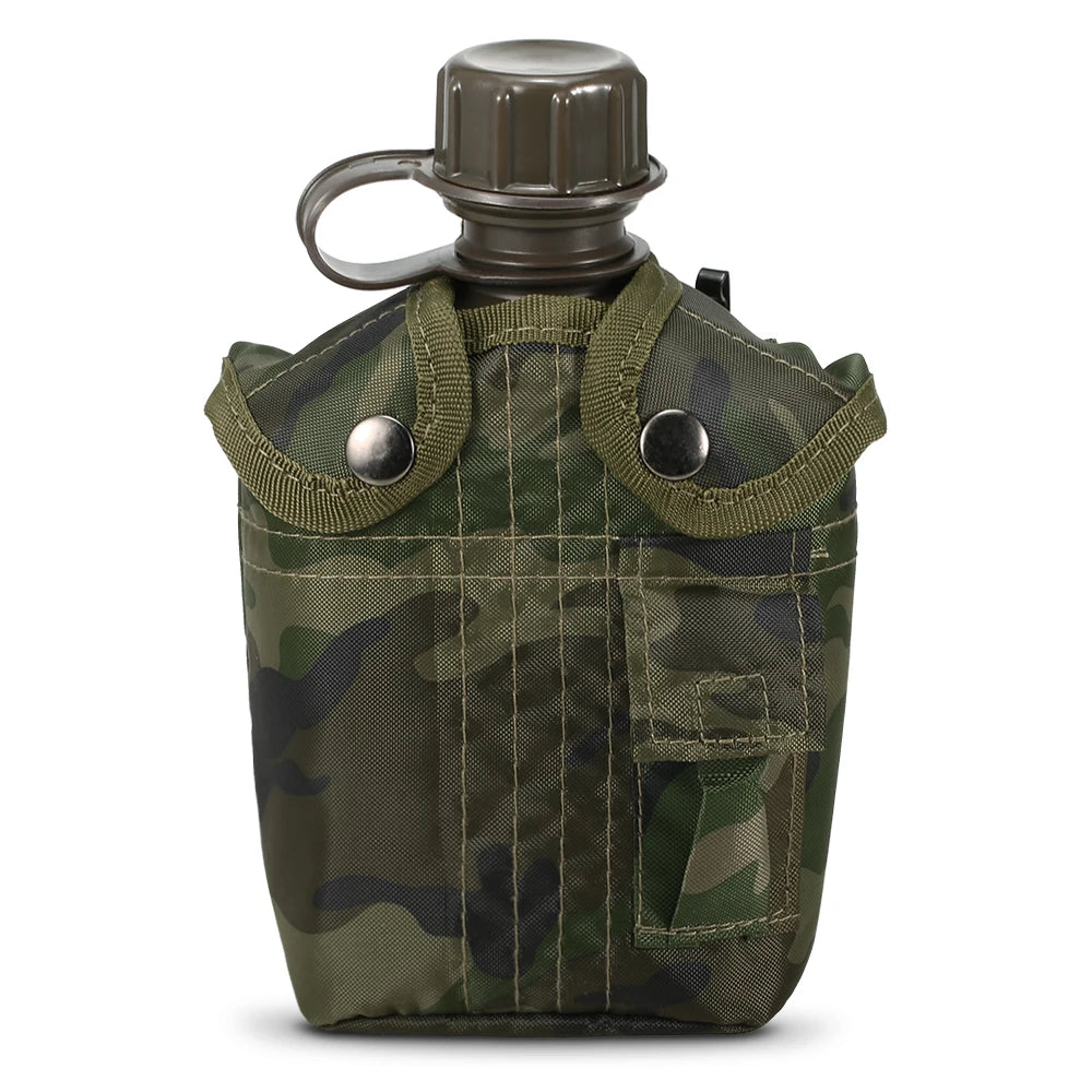 BOUTEILLE D'EAU DE 1 LITRE AVEC ÉTUI WOODLAND