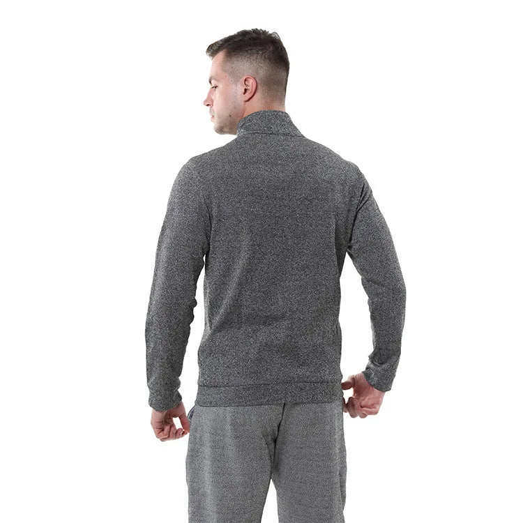 Sweat-shirt zippé résistant aux coupures, norme EU EN388 CE NIVEAU 5