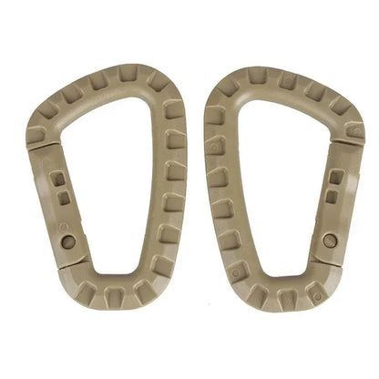 KIT DE MOUSQUETONS TACTIQUES MILITAIRES 5 PIÈCES