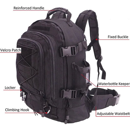 SAC À DOS D'ASSAUT MOLLE 60L