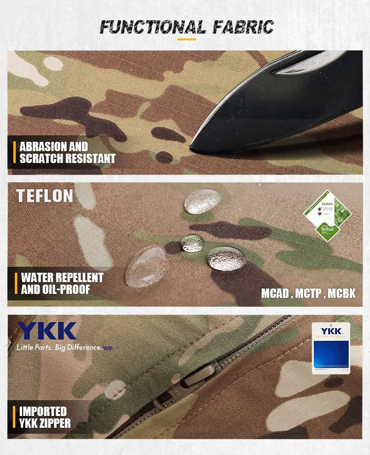 UNIFORME DE COMBAT TACTIQUE EMERSONGEAR G3 MULTICAM