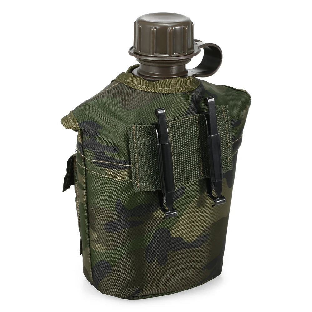 BOUTEILLE D'EAU DE 1 LITRE AVEC ÉTUI WOODLAND