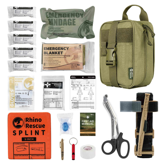 RHINO RESCUE FIRST AID SURVIVAL KIT 20 PEZZI