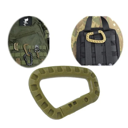 KIT DE MOUSQUETONS TACTIQUES MILITAIRES 5 PIÈCES