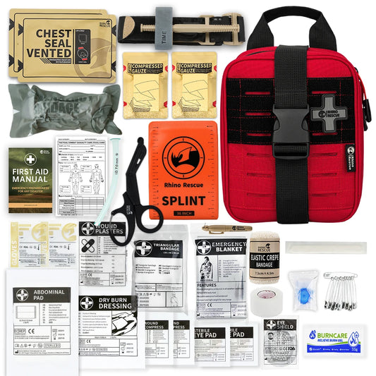 RHINO RESCUE KIT PRONTO SOCCORSO TATTICO IFAK TRAUMA KIT TACTICAL