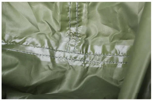 PONCHO ANTIPIOGGIA CON CAPPUCCIO VERDE MILITARE