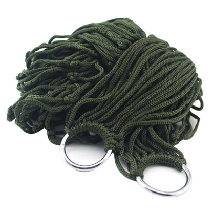 PORTABLE NYLON NET HAMMOCK