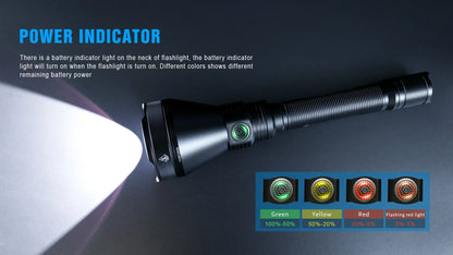 TRUSTFIRE TORCIA T390 A LED KIT HUNTING LMNS SBT-90 4800 LM RICARICABILE AD ALTA POTENZA