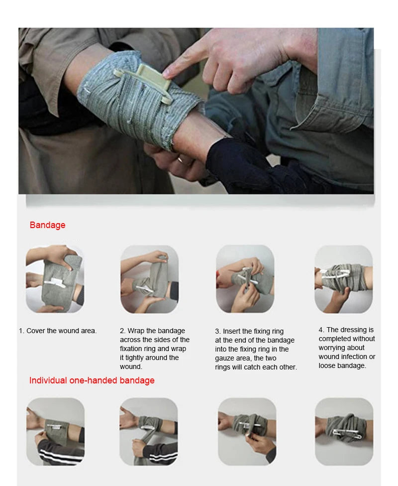 KIT MÉDICAL DE TRAUMATISME BANDAGE ISRAÉLIEN